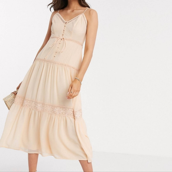 ASOS Dresses & Skirts - NWOT ASOS Lace Button Front